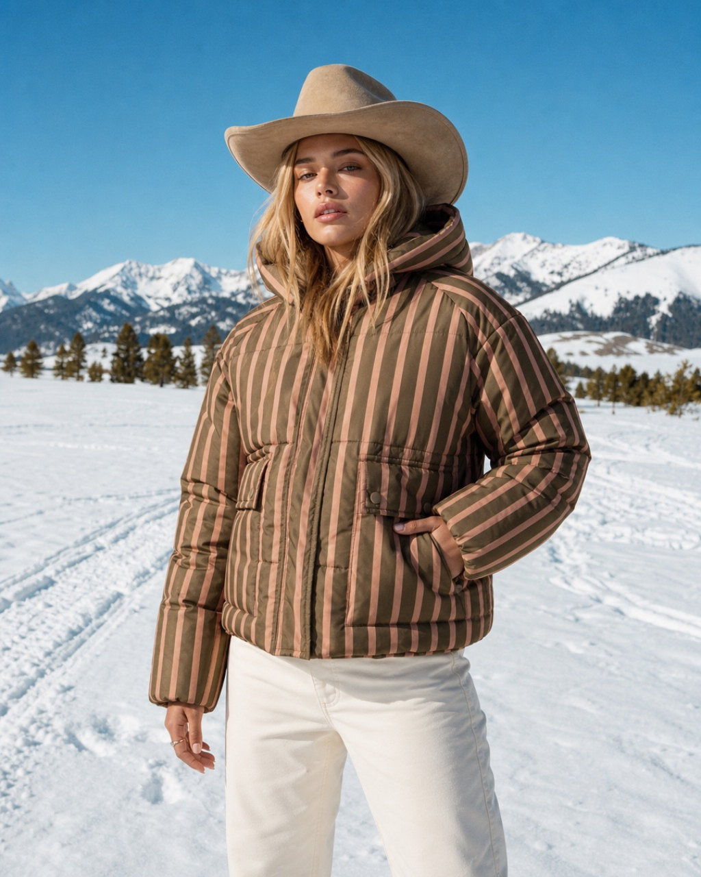 Stripe Puffer | Threadbare