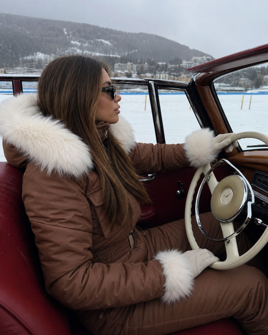 The Cocoa Ski Suit | Pretty Little Thing