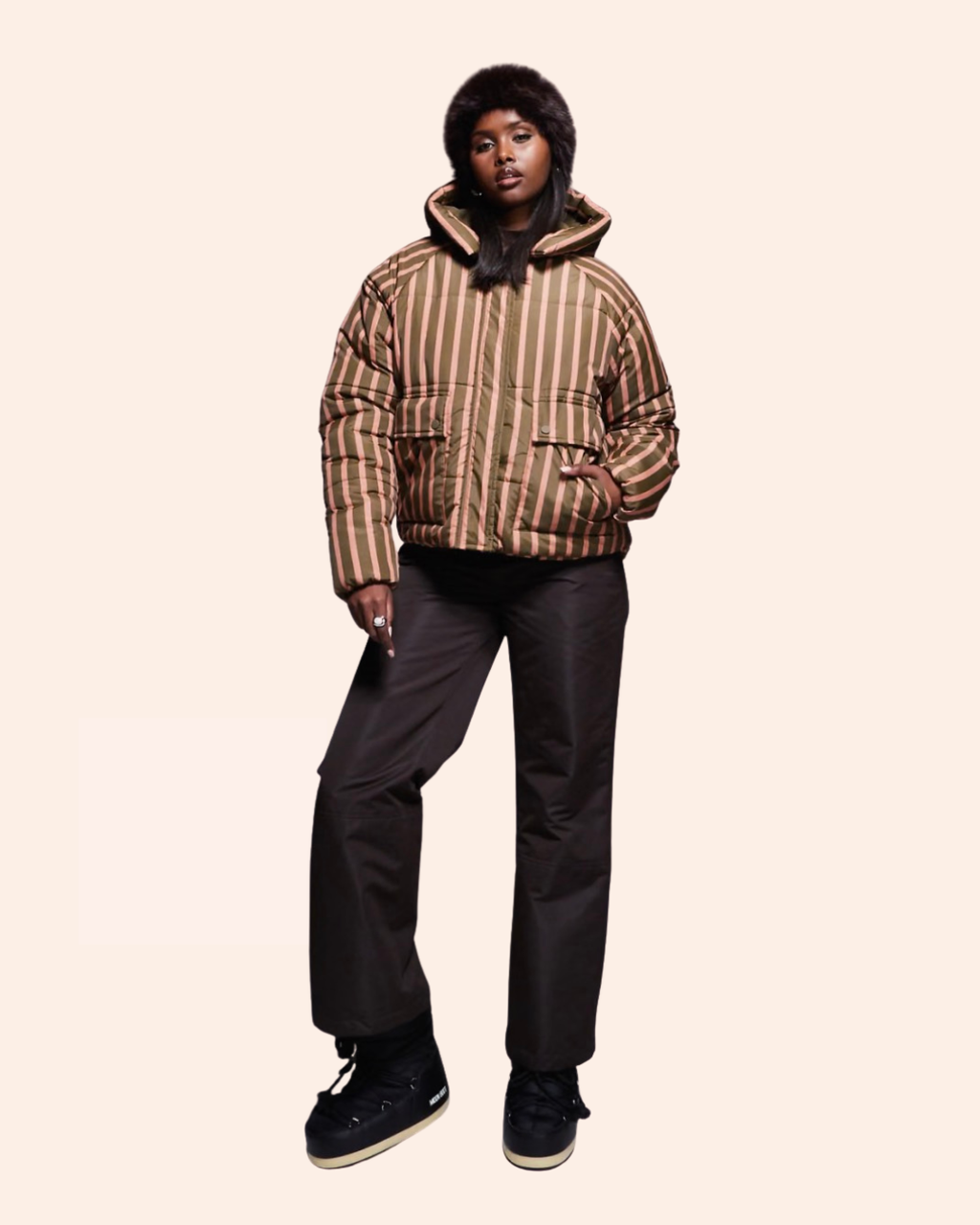 Stripe Puffer | Threadbare