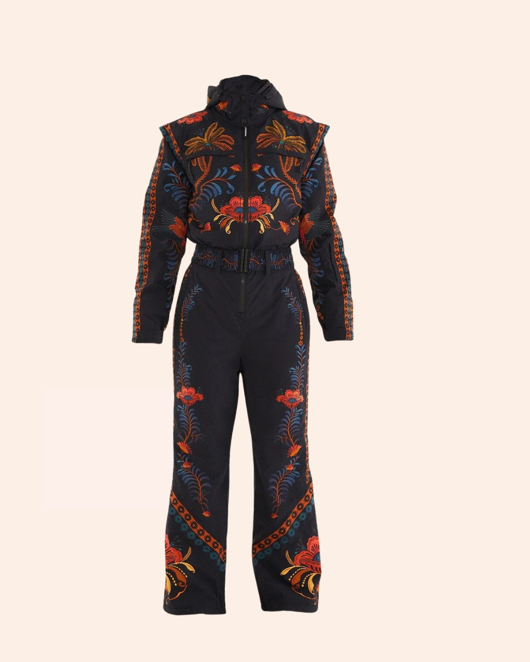 Black Macaw Jumpsuit | Farm Rio x Whitespace